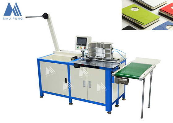 Semi-Auto Double Twin Coil And Wire O Binding Machine per la produzione di calendari per notebook