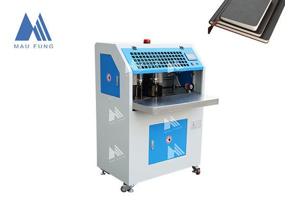 Macchina di taglio a doppio capo per angoli pneumatici con copertina morbida per la confezione di libri MF-DCM470