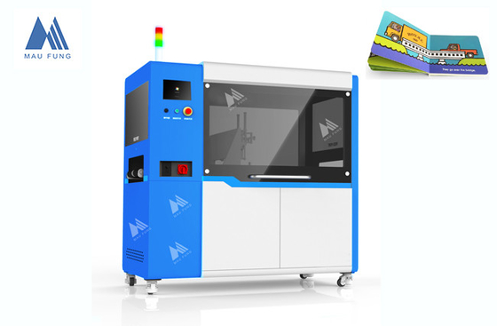 Alta velocità completamente automatica doppia testa bambini libri da tavolo rotondo angolo macchina di taglio MF-ACM380