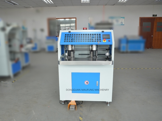 Pneumatica doppia testa notebook rotondo angolo macchina di taglio bordo rotondo angolo macchina di taglio MF-DCM470