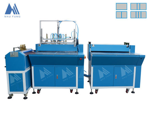 Semi Auto 6PCS/min 780*430mm 4mm Doppia Stazione Notebook Cover Making Machine MF-SCM500A2