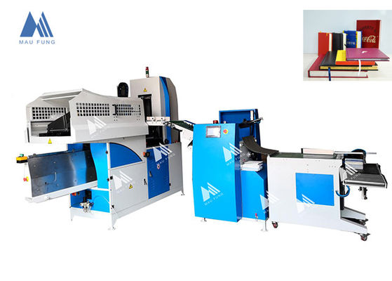 Cassazione automatica di 60 mm di blocchi di libri nella macchina MF-FAC390