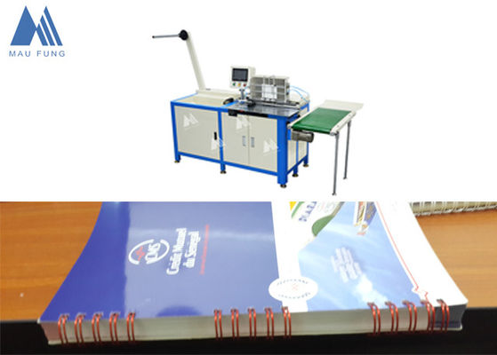 Cina Semi-Auto Twin Loop Wire Binding Machine per Notebook Wire Binding MF-SDM520
