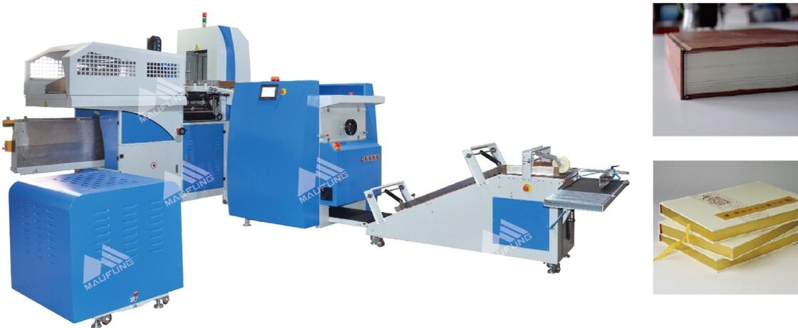 Macchina automatica per rilegatura quaderni con velocità di 600 pezzi/ora 380V 9KW Macchina automatica per l'incassatura di libri con copertina rigida