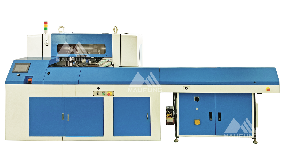 Macchina automatica a tre coltelli Janpanese Keyance Sistema di controllo PLC Sistema ISM di aggancio scalabile
