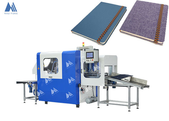 Macchina di legatura a cover rigido completamente automatica per nastro elastico per notebook